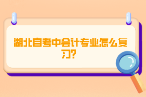 湖北自考中會計專業(yè)怎么復(fù)習(xí)？
