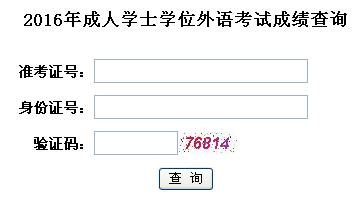 2016成人學(xué)位英語成績(jī)查詢?nèi)肟? border=