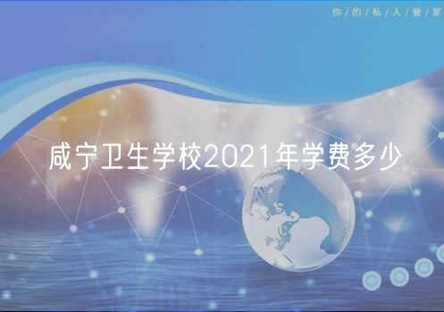咸寧衛(wèi)生學(xué)校2021年學(xué)費多少