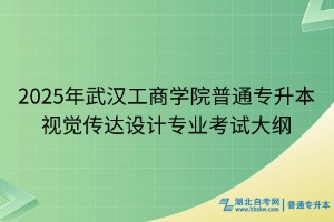 2025年武漢工商學(xué)院普通專升本視覺傳達設(shè)計專業(yè)考試大綱
