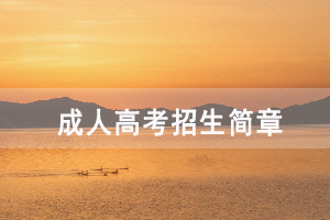 2020年湖北工程學(xué)院成人高考招生簡(jiǎn)章