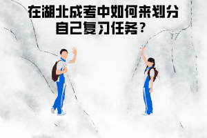 在湖北成考中如何來劃分自己復習任務(wù)？階段性目標怎么分？