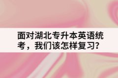 面對(duì)湖北專升本英語(yǔ)統(tǒng)考，我們?cè)撛鯓訌?fù)習(xí)？