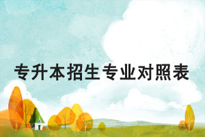 2021年武漢輕工大學(xué)普通專升本招生專業(yè)對高職(專科)專業(yè)報考范圍要求