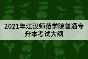 2021江漢師范學院普通專升本《C語言程序設(shè)計》考試大綱
