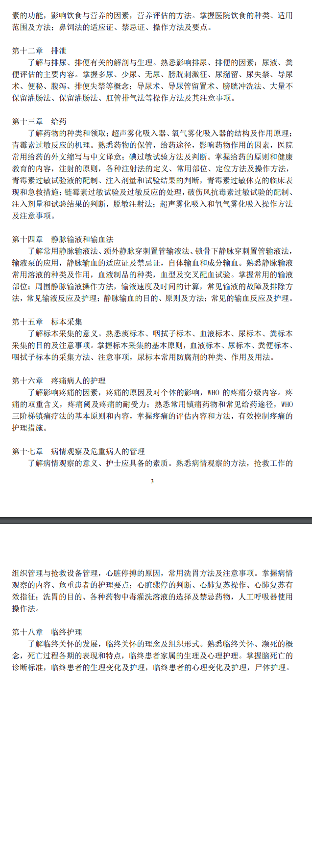 2021年三峽大學科技學院普通專升本《基礎(chǔ)護理學》考試大綱