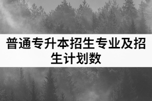 2021年湖北文理學(xué)院理工學(xué)院普通專(zhuān)升本招生專(zhuān)業(yè)及招生計(jì)劃數(shù)