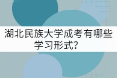 湖北民族大學成考有哪些學習形式？