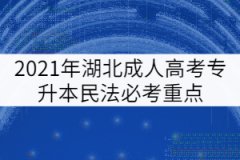 2021年湖北成人高考專升本民法必考重點(diǎn)（四）
